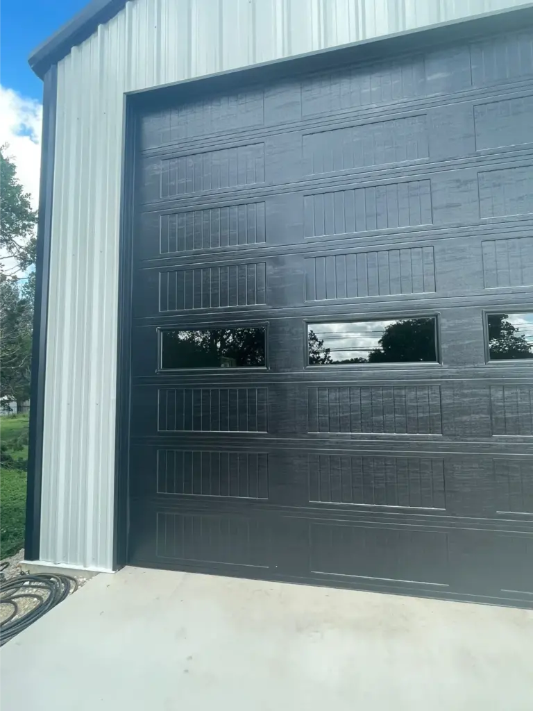 black wooden garage door | Residential Garage Door